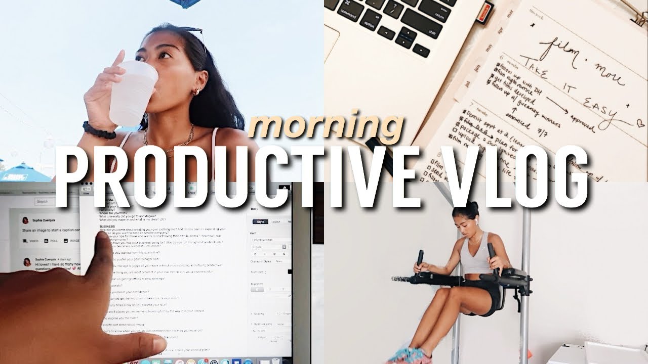 PRODUCTIVE MORNING IN MY LIFE: Working Out, Planning & Organizing, Appointments & More!