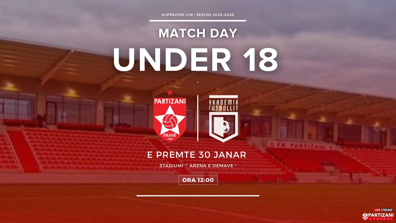 SUPERIRORE U18 |  PARTIZANI U18 -  AKADEMIA U18