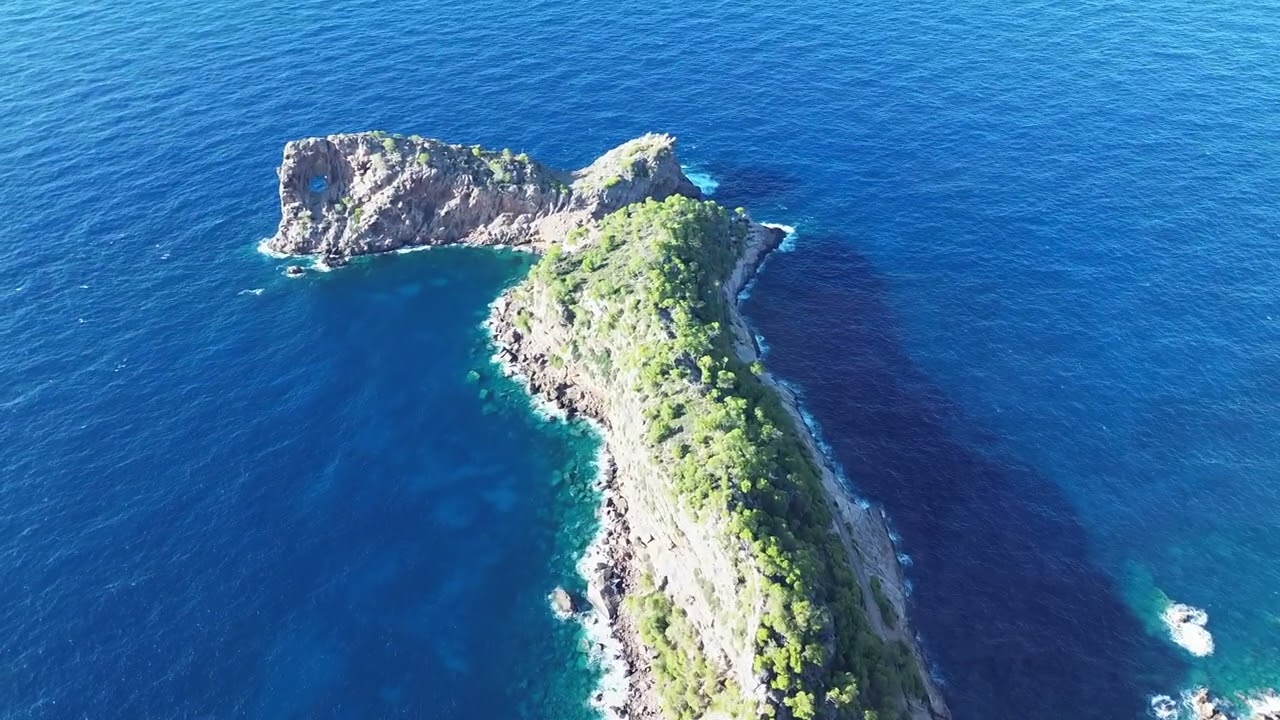 Mallorca by drone, Spain, Playa De Muro, Valldemossa, Alcudia, relaxing music