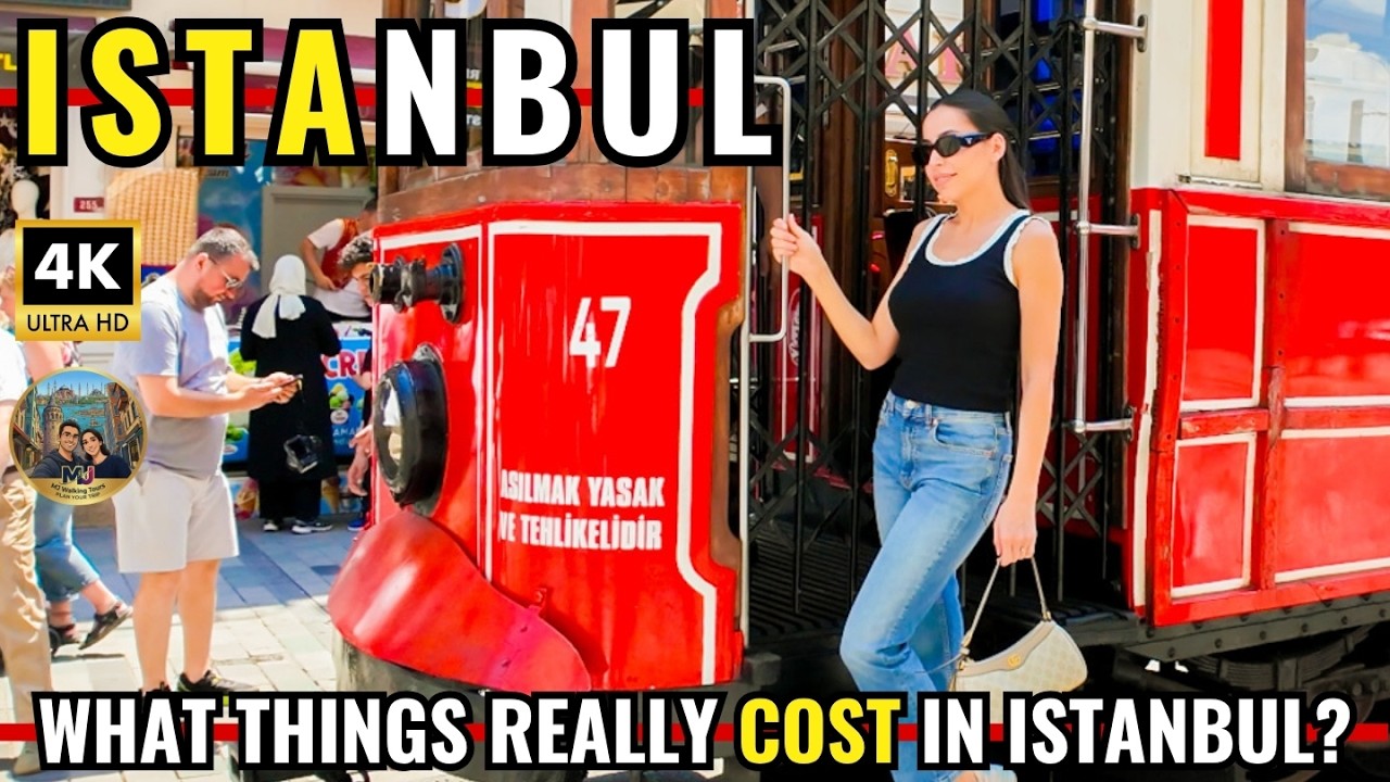 Istanbul Turkey 2026 4K Walking Tour | Istiklal Street, Real Prices, Shops, Food & Turkish Delights