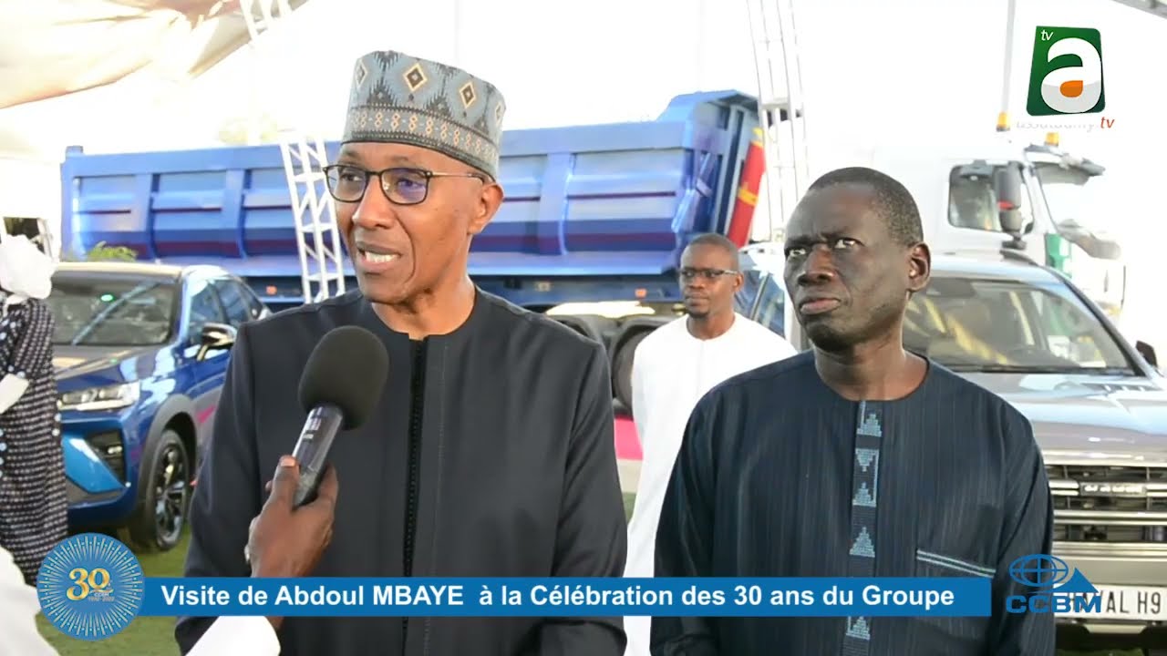 L'ancien 1er Ministre Abdoul MBAYE au 30 ans du groupe CCBM: 