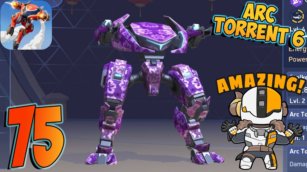 Mech Arena Robot Showdown - Gameplay Walkthrough  Part 75 - Stalker Arc Torrent 6(iOS,Android)