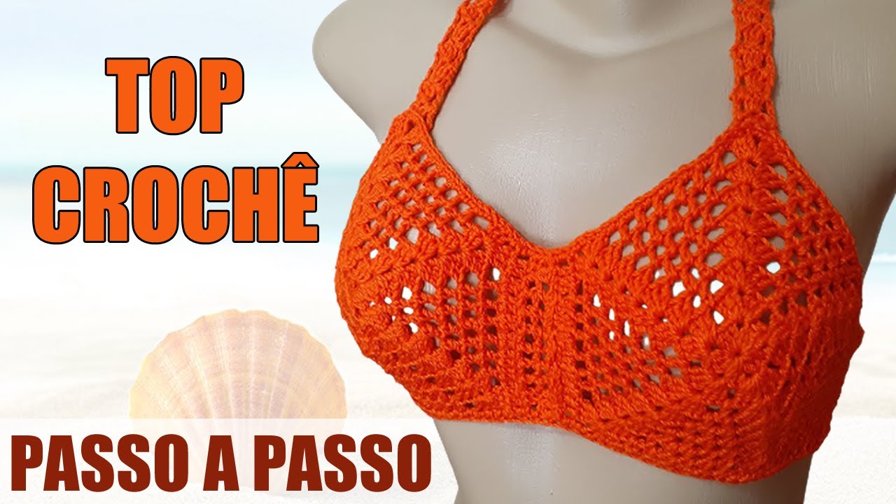 TOP EM CROCHÊ FÁCIL| Passo a Passo