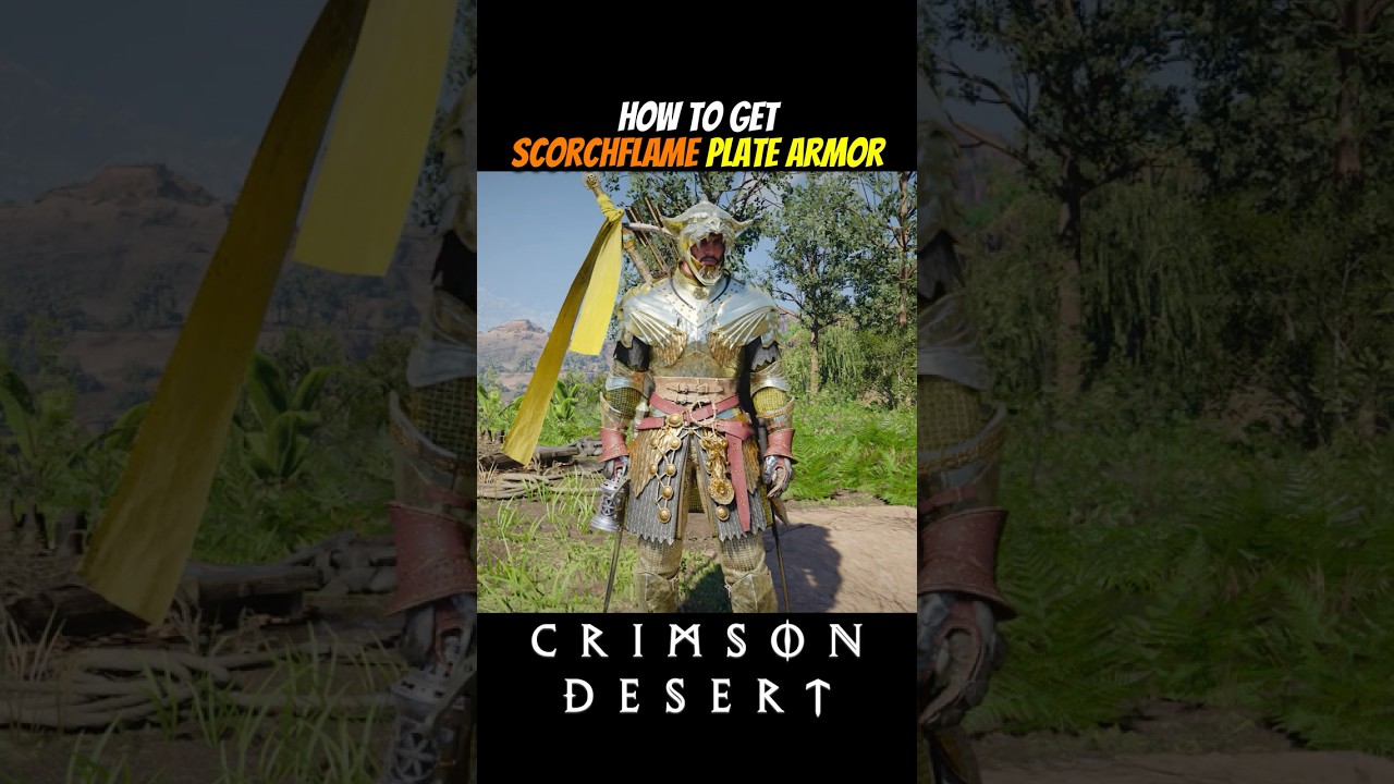 Scorchflame Plate Armor | Crimson Desert