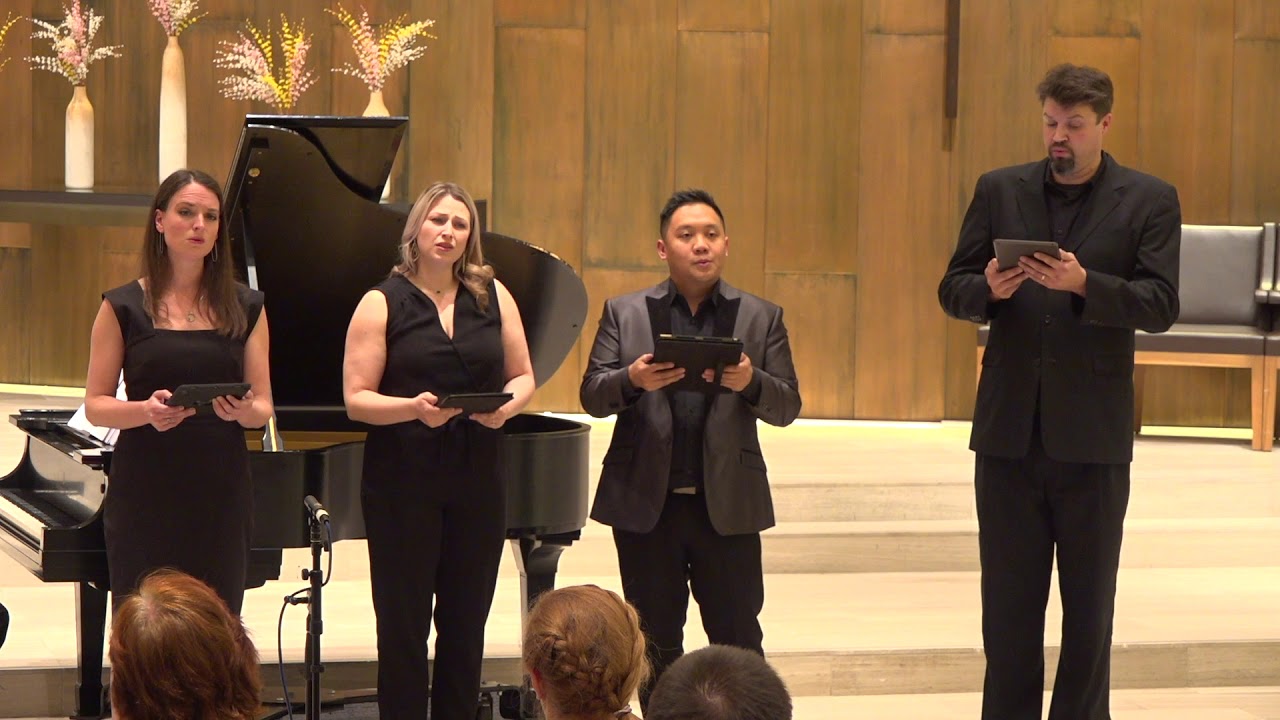 Billy Joel's And So It Goes (arr. Chilcott), performed by Fourth Coast Ensemble