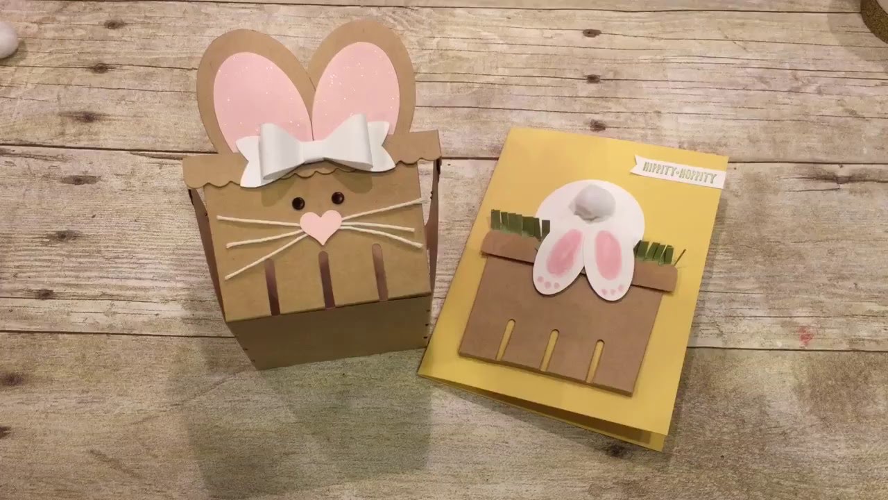 How to make a Bunny Treat Basket and Card
