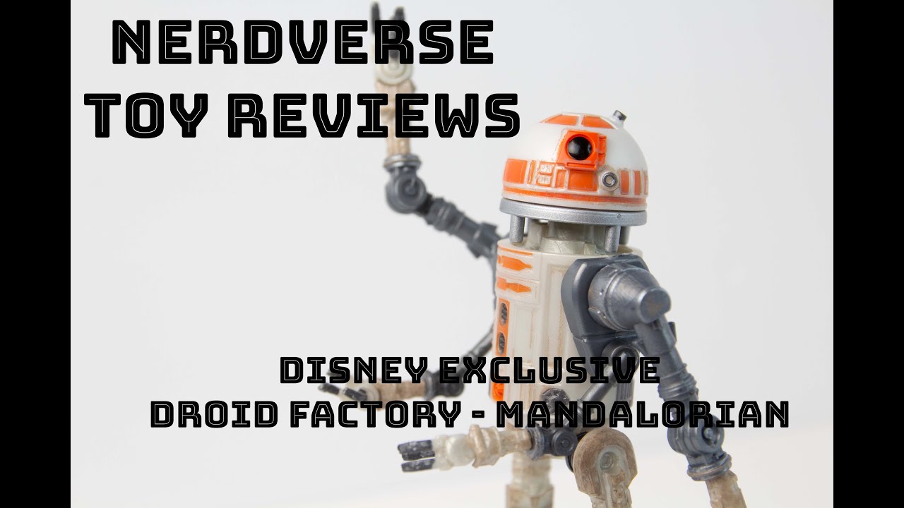 Disney Parks Mandalorian Droid Factory Set - Review and Unboxing - MA-13 Ferry Droid