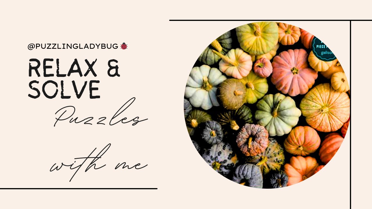 1000 Piece Fall Puzzle Heirloom Pumpkins – Time Lapse