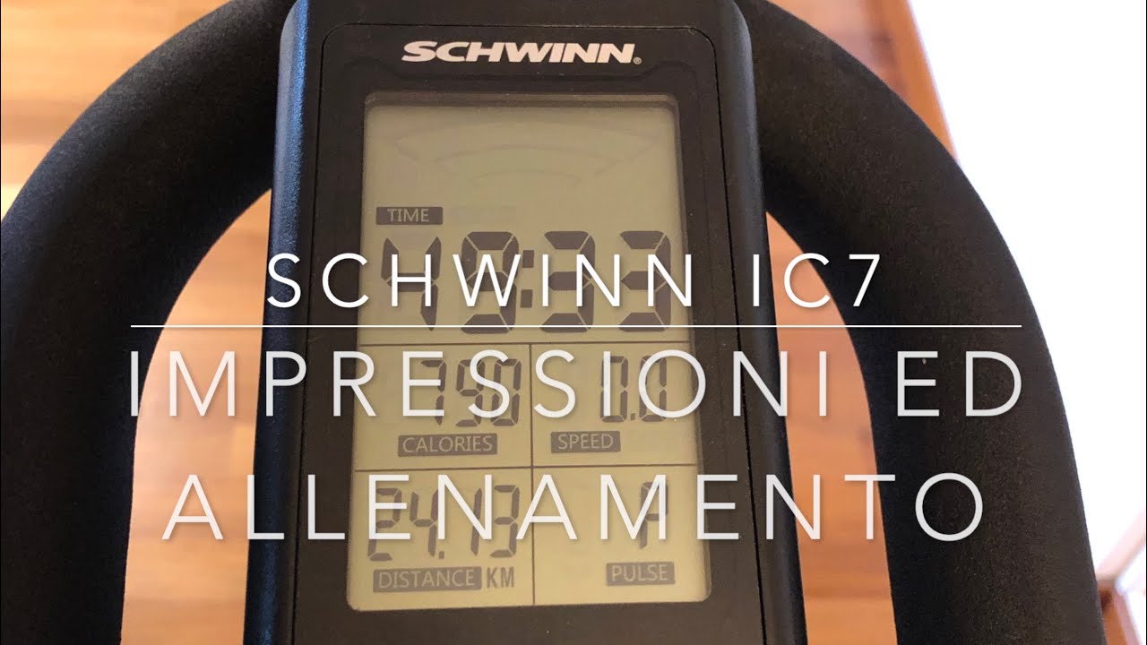 Schwinn IC7 indoor training session