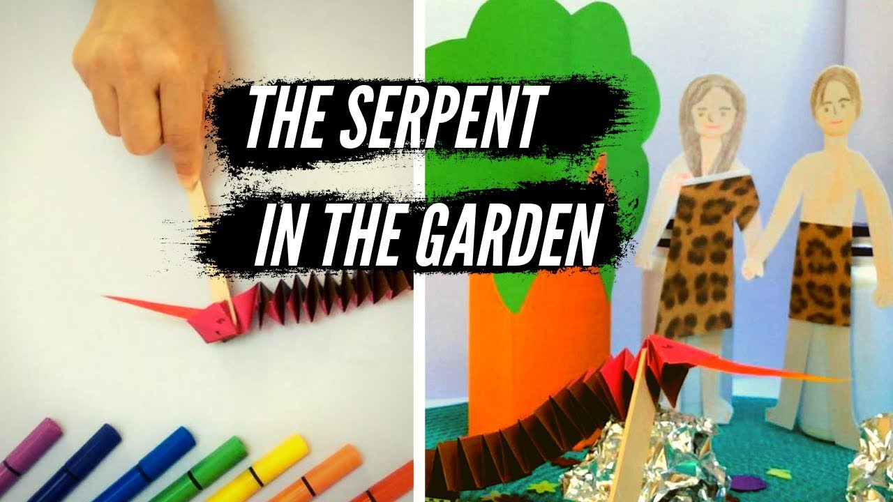 THE SNAKE, ADAM AND EVE FUN ART! // Bible Art Project Ep 2 (Genesis Ch. 3)