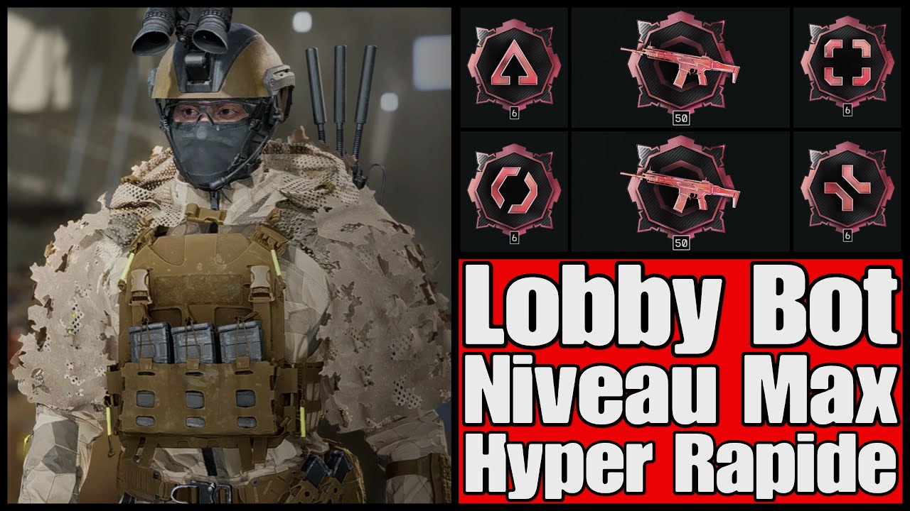 Battlefield 6 - Bot Lobby Xp D'Armes, Débloquer Défis, Trophée, Maîtrise, Skin & Autres