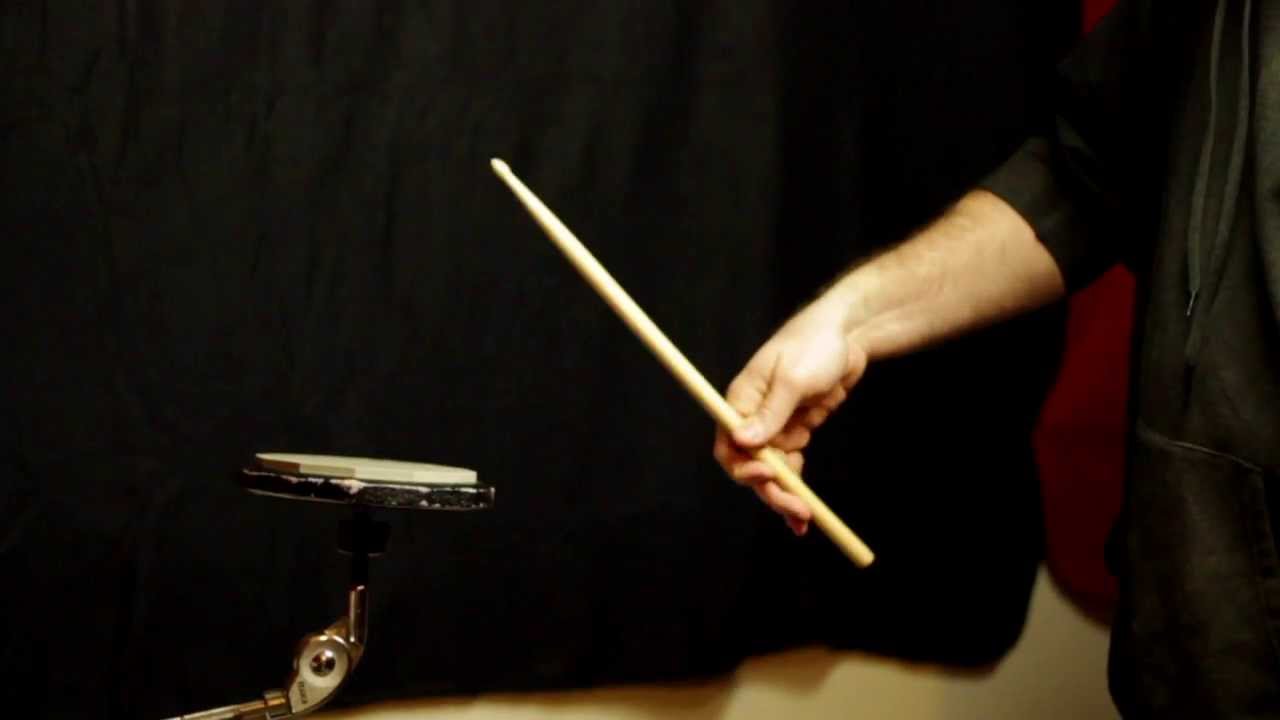 Double Stroke Slow Motion - Drums 60 FPS