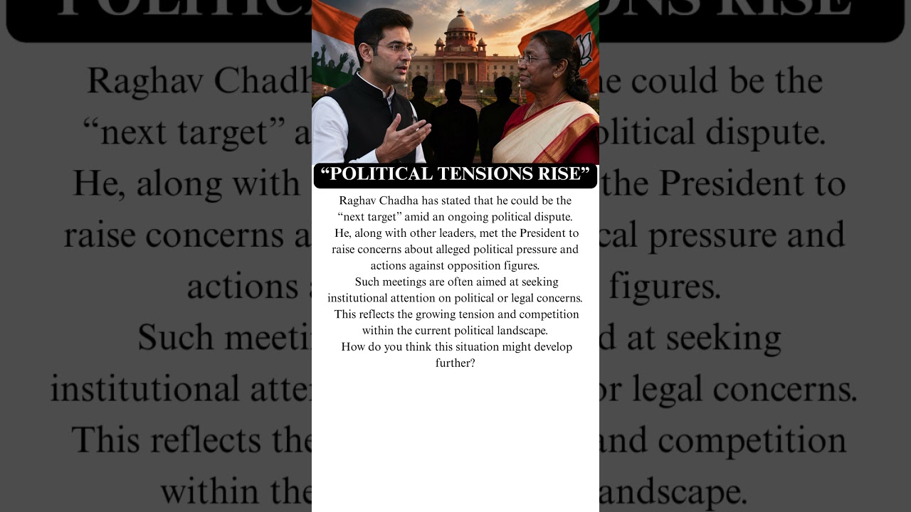 Raghav Chadha Meets President Amid Political Row | @FindBeyondFacts #geopolitics #news