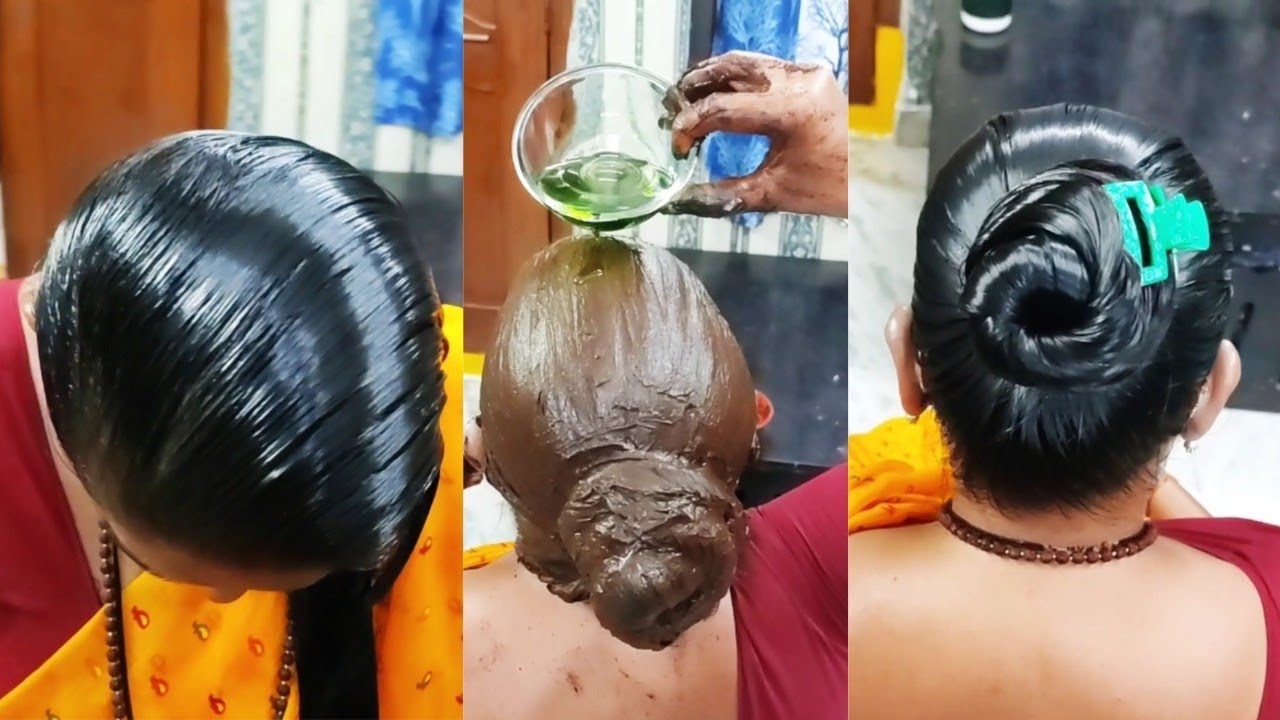 Oil + Henna: Sleek Hair Secrets applying henna on oilyhair & hairstyles To buy Wtsap+91 9154004797