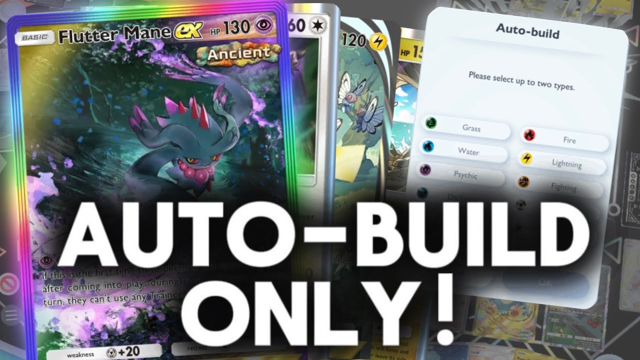 I Tried Winning With ONLY Auto-Build Decks! - Pokemon Pocket