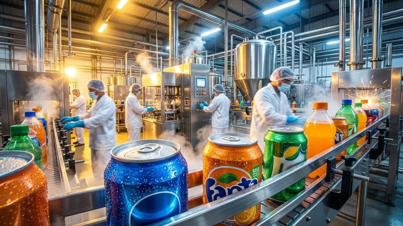 Inside the Cold Drink Plant &ndash; Full Process of Soft Drink Production