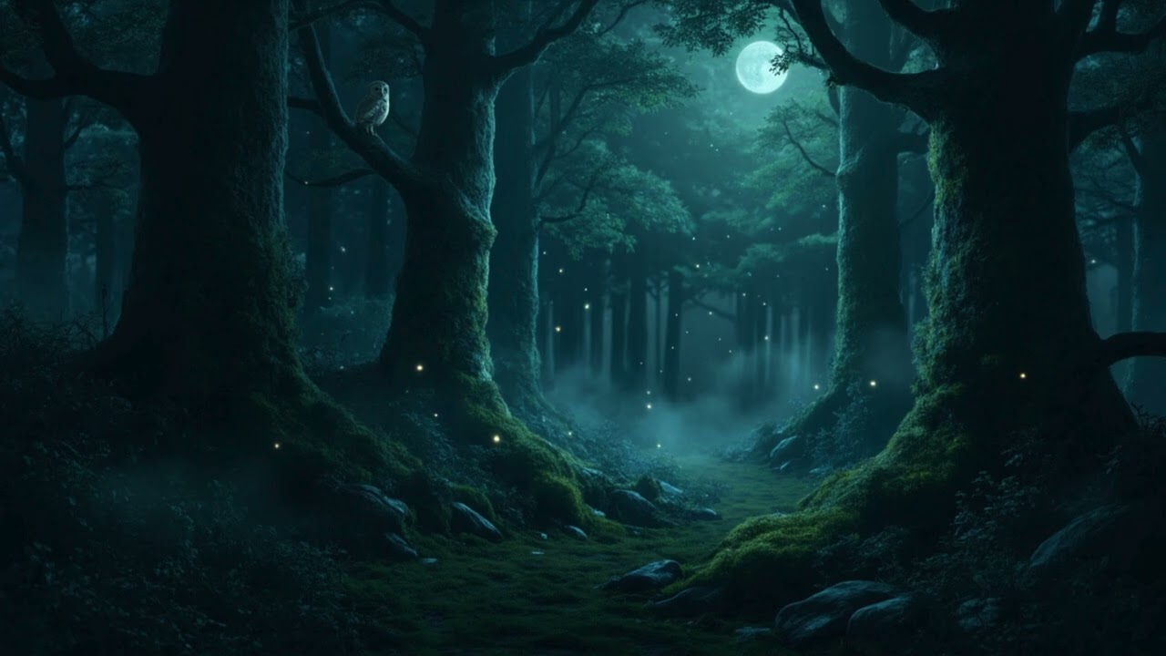 Floresta Noturna 🌙 Um Silêncio para te Acompanhar | Tenda Lunar 7