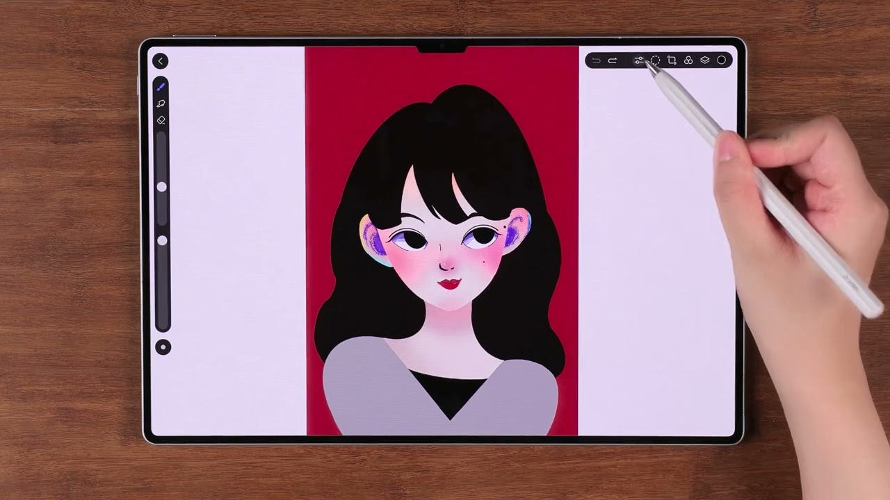 8.Huawei GoPaint app-Tailor the Preference Settings to Create On Your Own Terms(11.5SPapermatte)