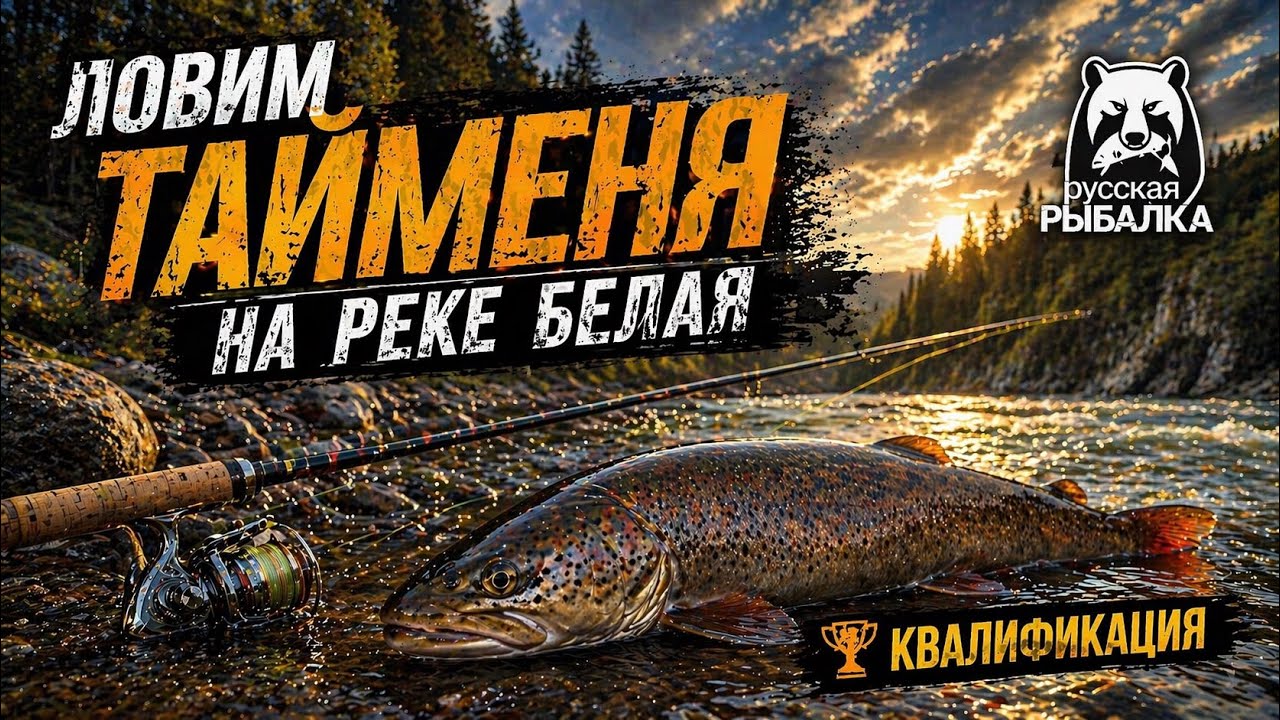 🎣 Рыбацкие будни #8: Как поймать Тайменя на р.Белая / Русская рыбалка 4 / #рр4 