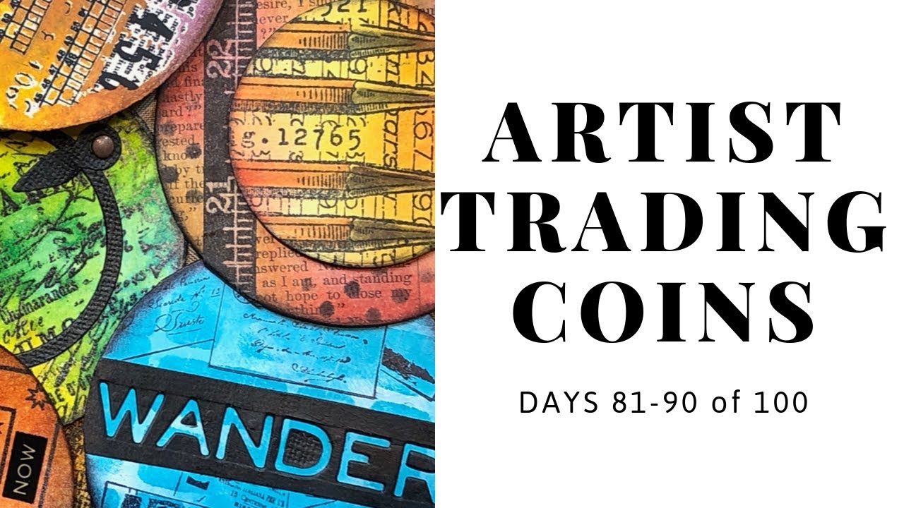 Days 81 through 90 of Artist Trading Coins (ATC Video)