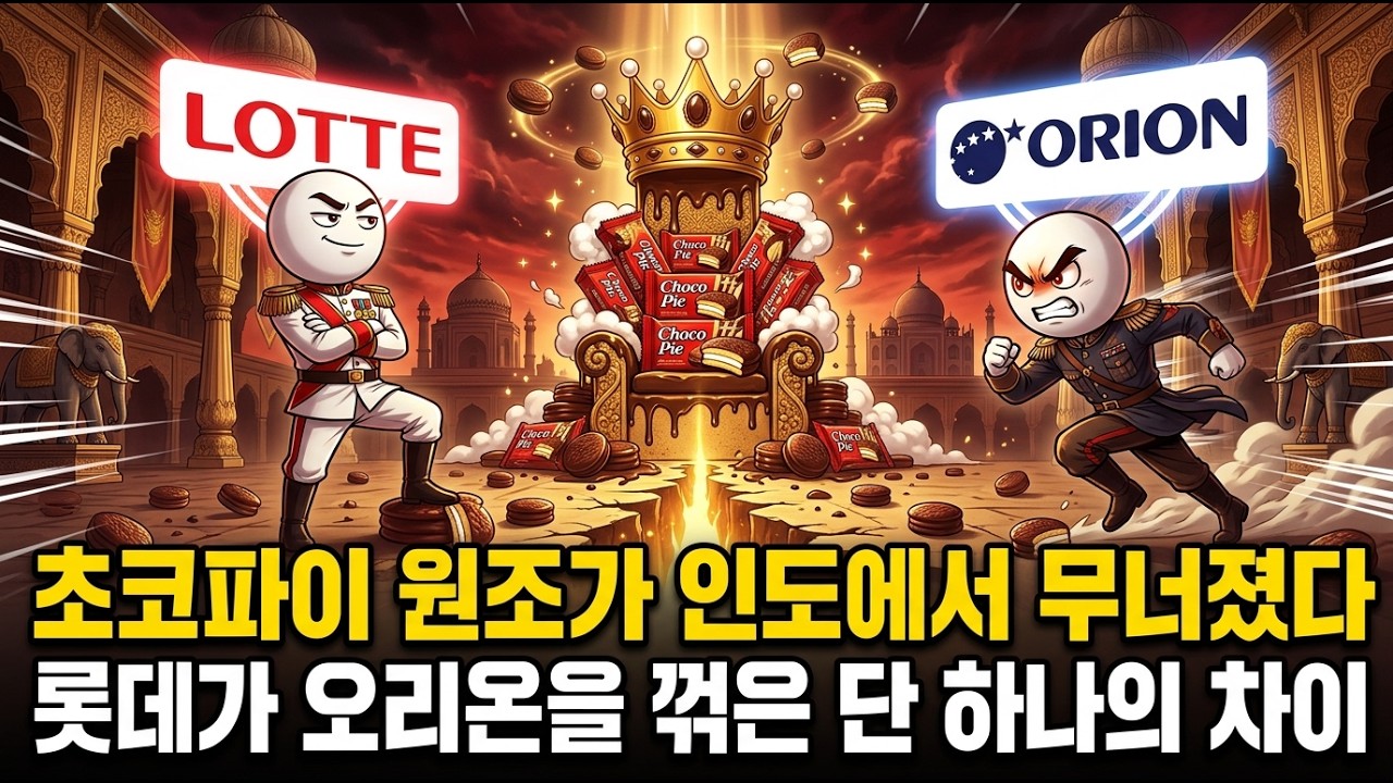 전 세계 60개국을 정복한 초코파이의 왕이, 인도에서만 무릎 꿇은 이유 #인도 #오리온 #롯데