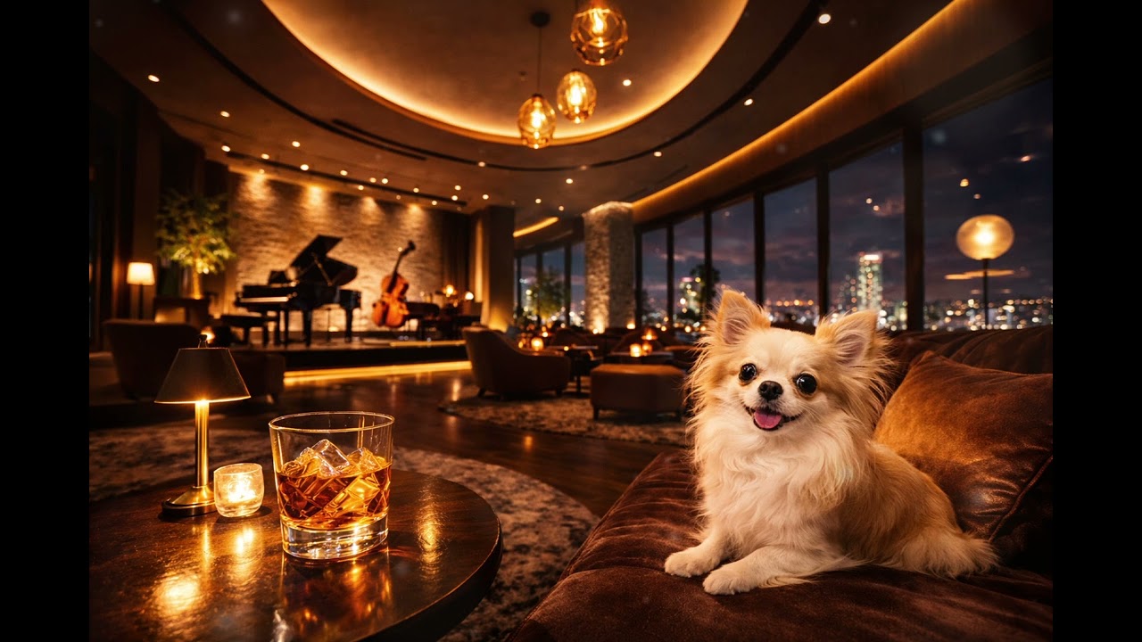 作業用ジャズピアノBGM｜高級ホテルラウンジの夜・リラックスBGM（60分）Luxury Hotel Lounge Jazz – Relaxing Piano Music for Work