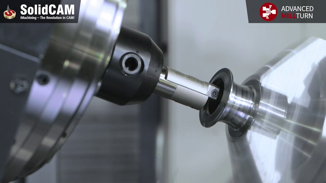 Advanced MillTurn | Manufacturing of a Fishing Reel Spool with Synchronized Machining
