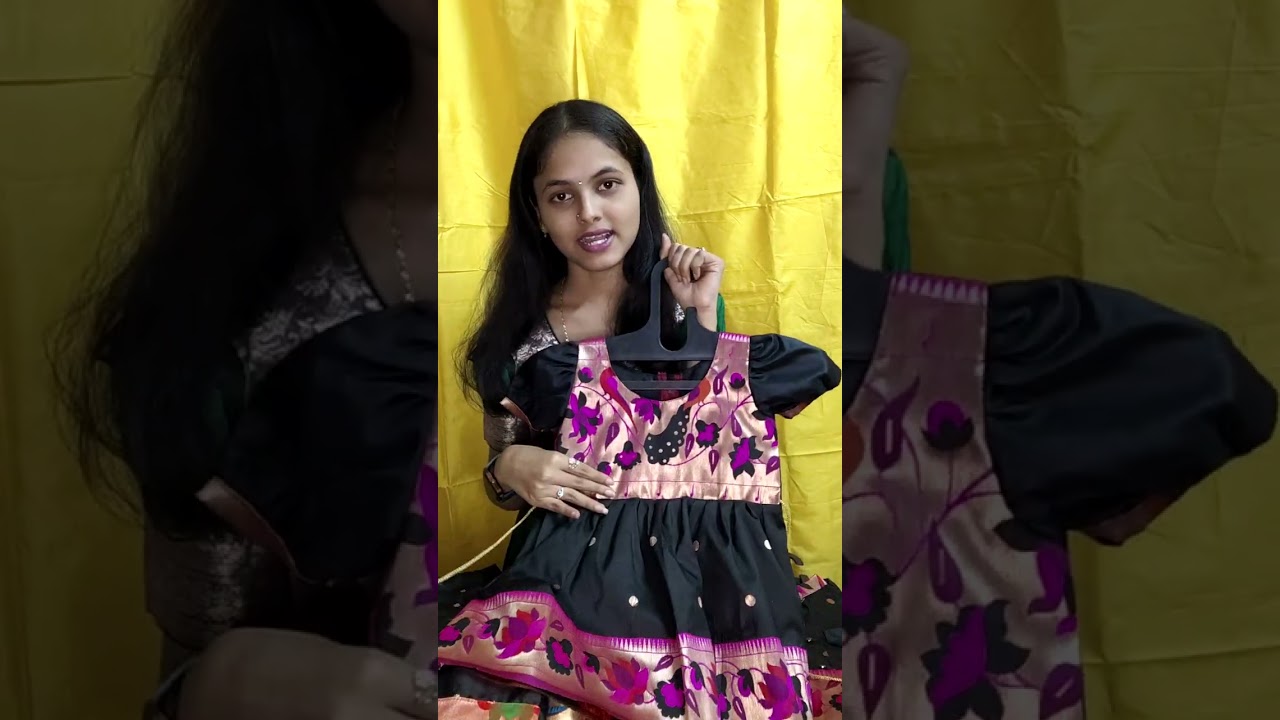 GS PAITHANI KIDS DRESS COLLECTION 💥😍 FOR DETAILS ONLY WHATSAPP ON 8010034230 👍🤗 #PAITHANI #2025