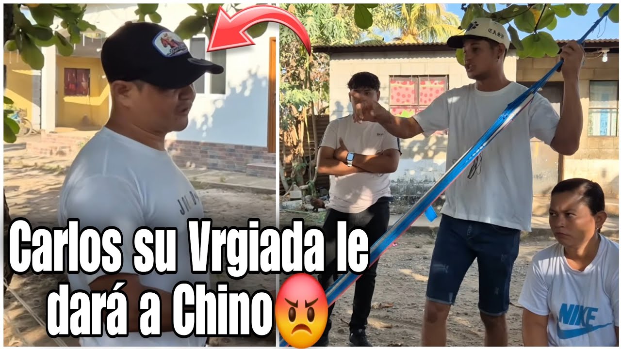 Carlos empvt4do llegó a enfrent4r a chino/tu vɛrgiada te voy a dar pndejo le dijo