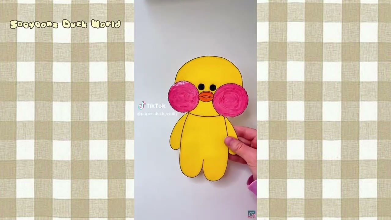 BEST PAPER DUCK SKINCARE VIDEOS✨ #lalafanfan #1