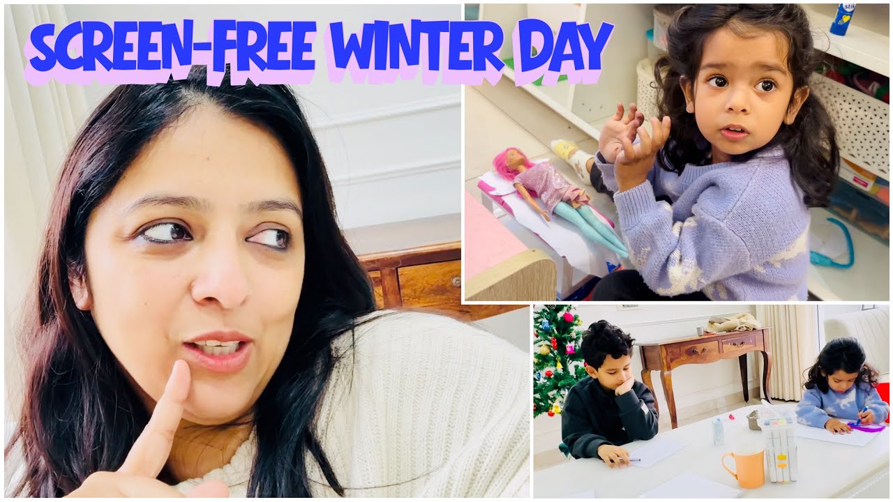 How I Keep My Kids Engaged at Home in Winter | Real Mom Routine | Last Vlog of the Year