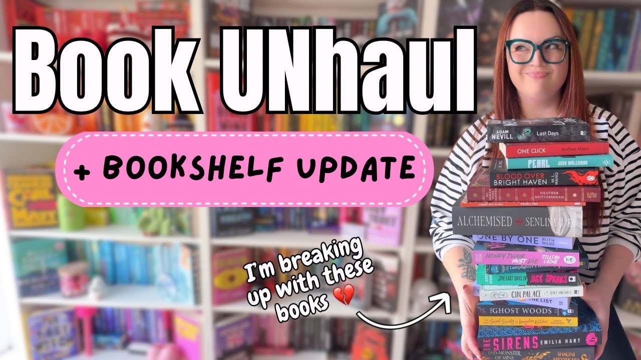 Books I'm Getting Rid Of + My New & Improved Bookshelves (Updated Bookshelf Tour) 💕📖✨