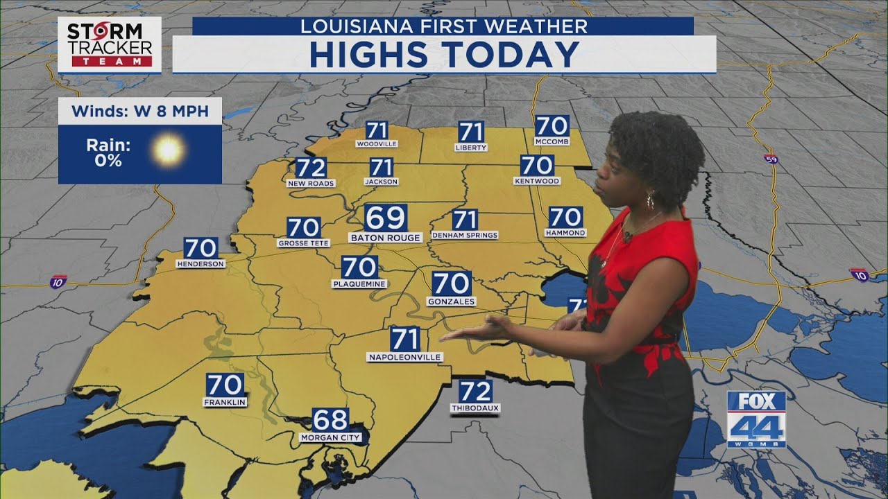 Friday Morning Forecast: Sunny, Dry & Pleasant for a Few Days