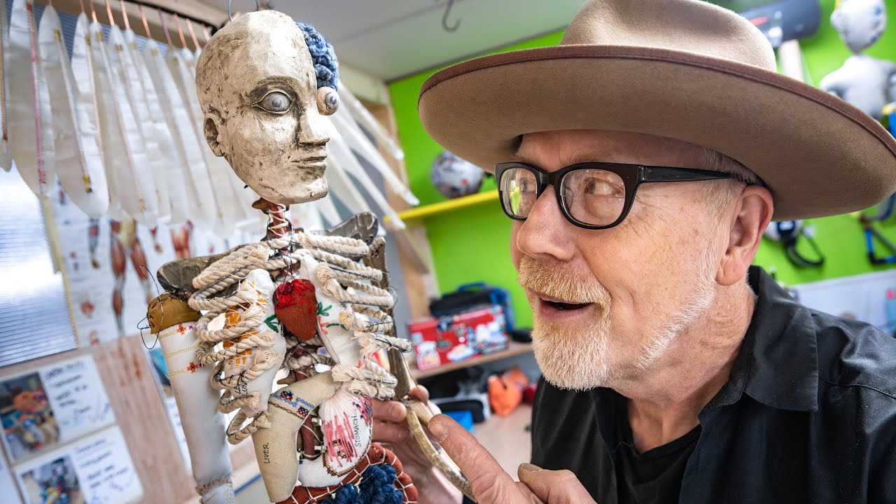 Adam Savage Visits the Puppet Props Workshop of Silo!
