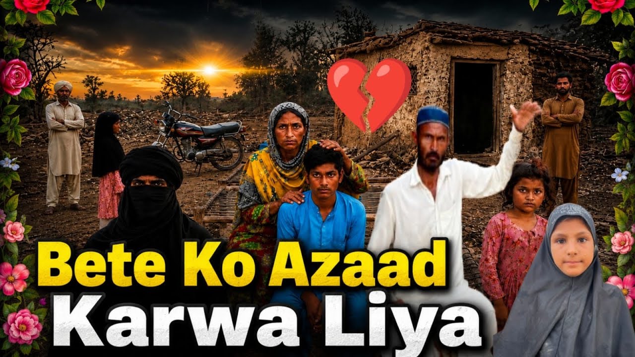 Bete Ko Azaad Karwa Liya 😭💔Emotional Village Family Story | Poor Family Life