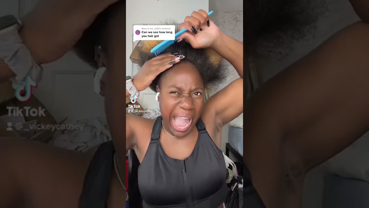 Vickey Cathey&rsquo;s Famous bun Video went viral on tiktok 😱 #shorts