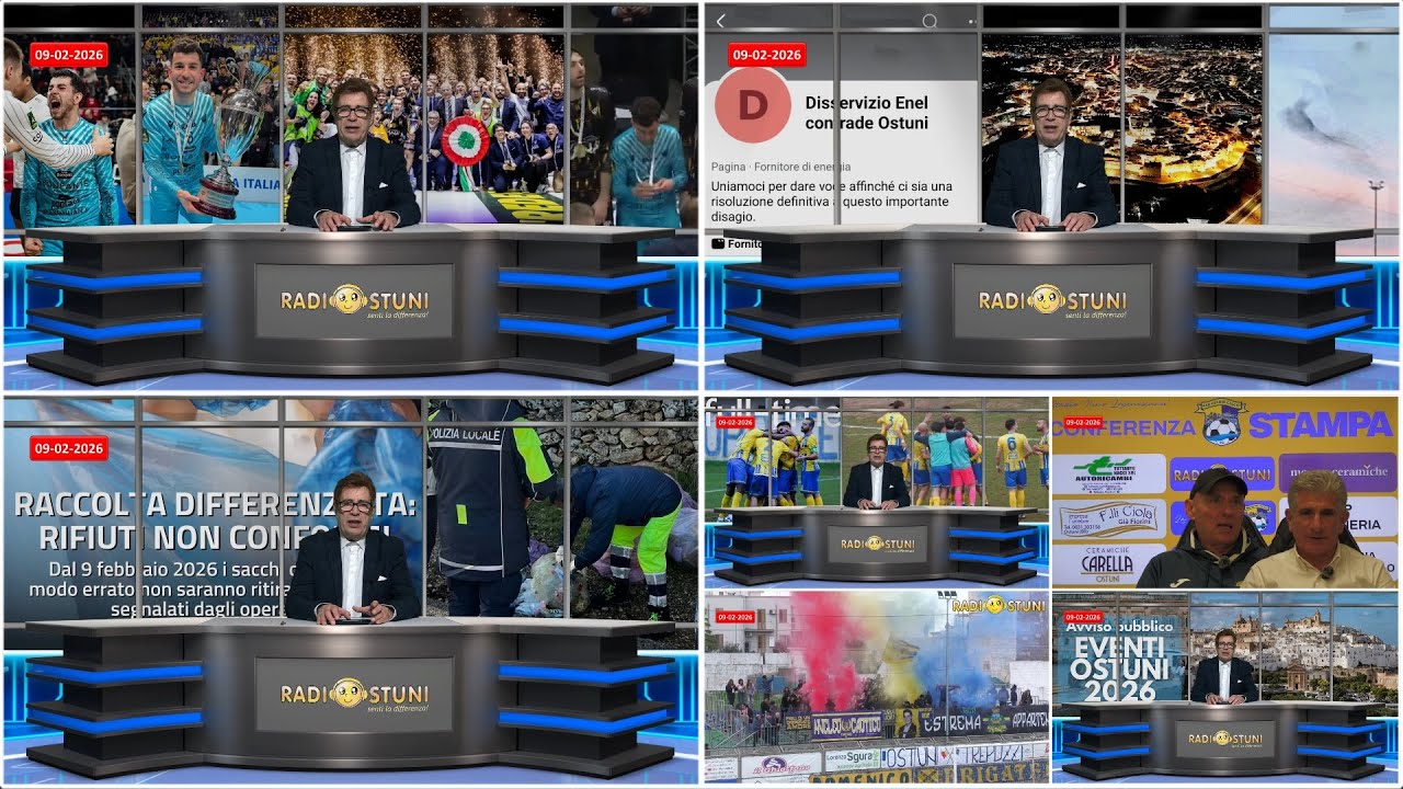 Radiostuni News del 09/02/2026