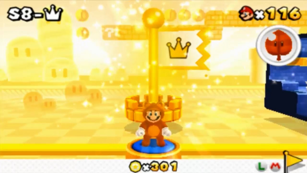 Super Mario 3D Land - Special 8-Crown (Final Level)