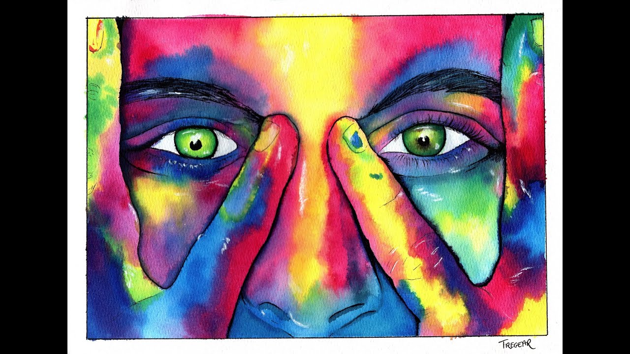 Schmincke Aqua Drop Liquid Watercolours. Swatching, Painting and Review