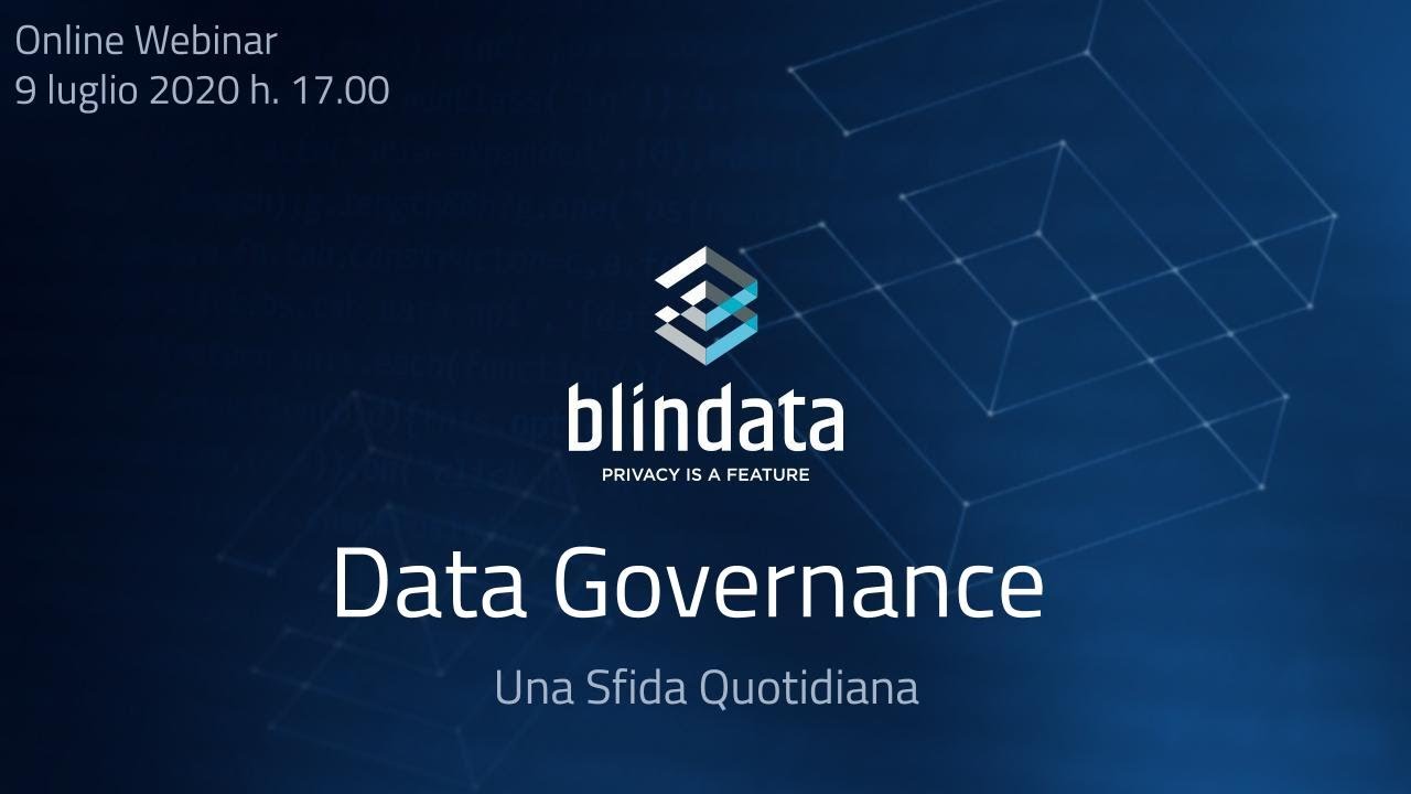 Webinar - Data Governance: una sfida quotidiana