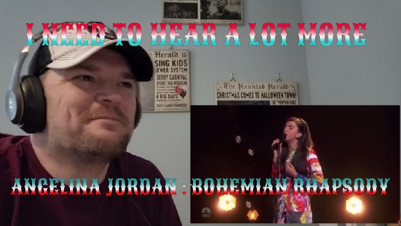 Reacting to Angelina Jordan - Bohemian Rhapsody - America's Got Talent: The Champions One