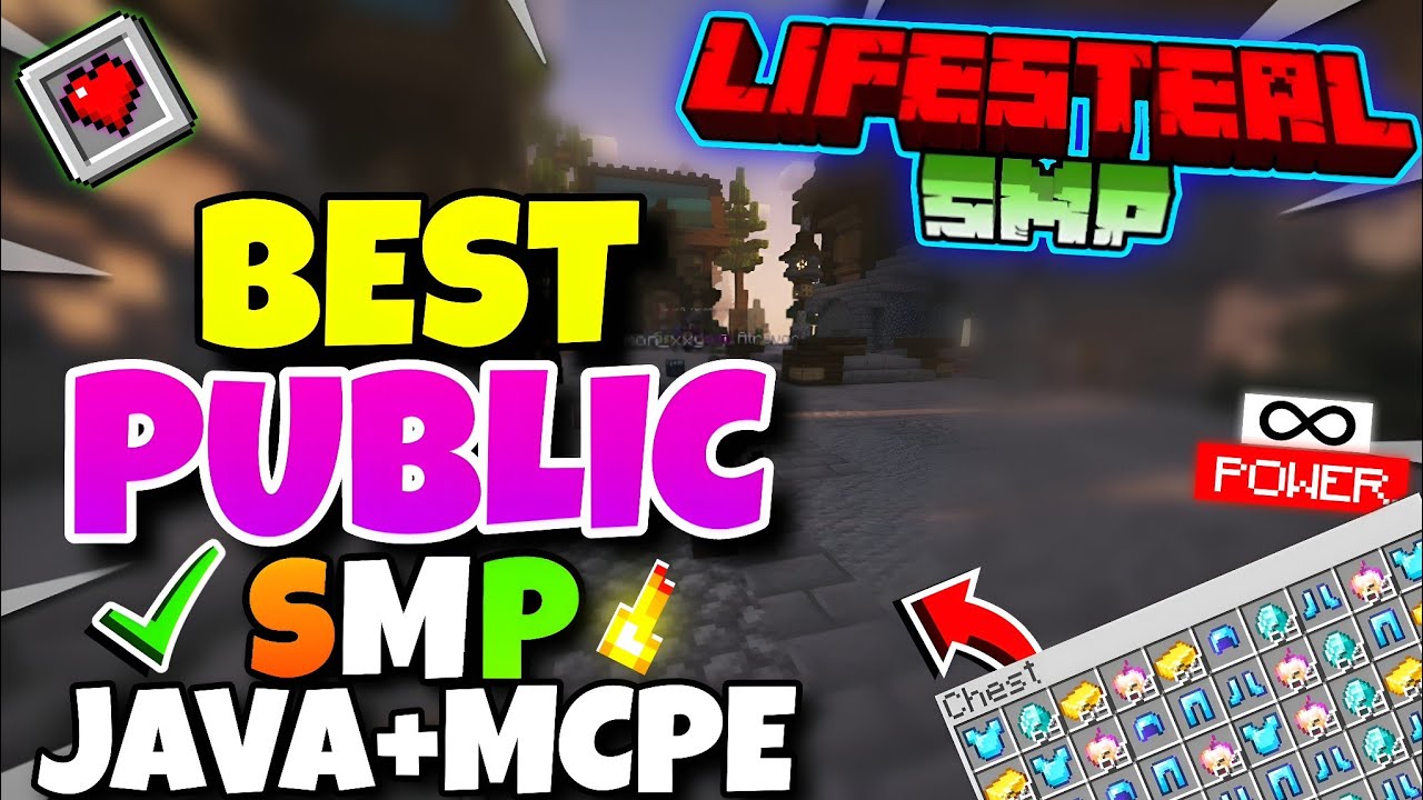 ⚡ Join Best Lifesteal Public Smp Server For Minecraft ⚒️ | Java + PE | 24/7 Online | Free To Join 🚀