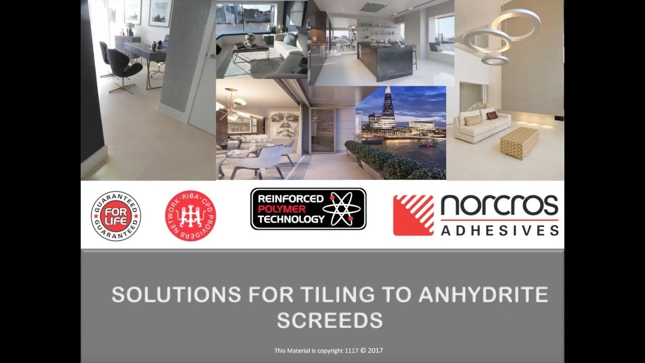 Solutions for Tiling to Anhydrite Screeds