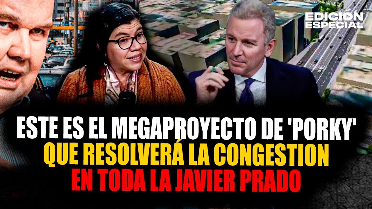 Nuevo Megaproyecto de PORKY resolvería la congestión en JAVIER PRADO.