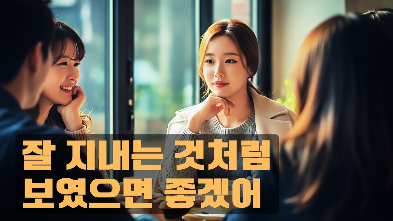 잘 지내는 것처럼 보였으면 좋겠어｜혼자 있을 때 무너지는 감정 발라드