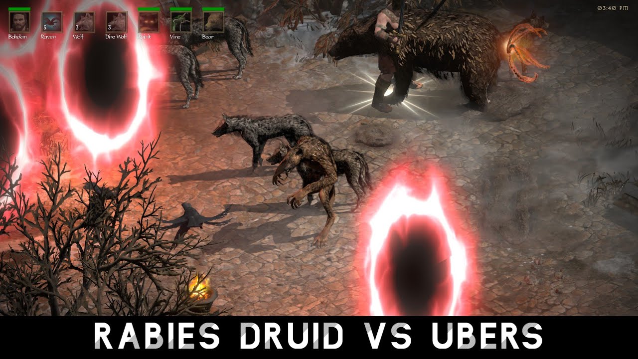 [D2R S5] Death Rabies Druid Stomps Ubers