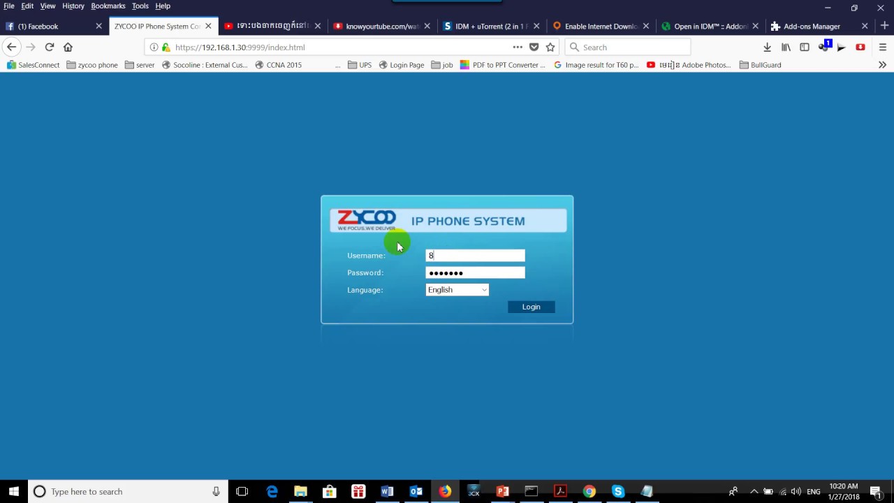 Lesson 10: Web Portal user