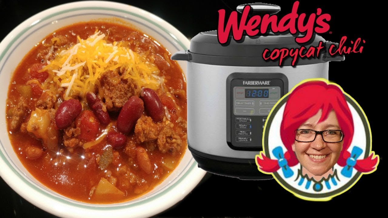 Making Food Monday: Pressure Cooker Wendy's Copycat Chili