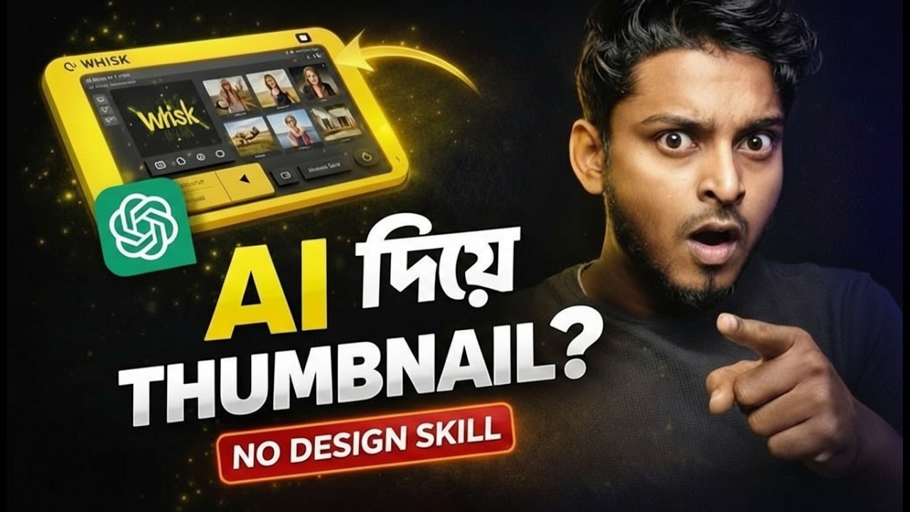 AI দিয়ে এমন থাম্বনেইল বানাও, লোকজন স্কিপই করতে পারবে না!/ Flame Tech