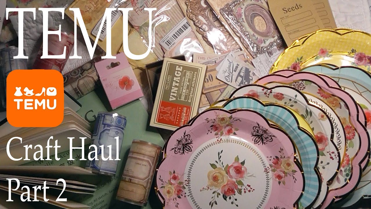 Temu Craft Haul - Part 2 for Sept